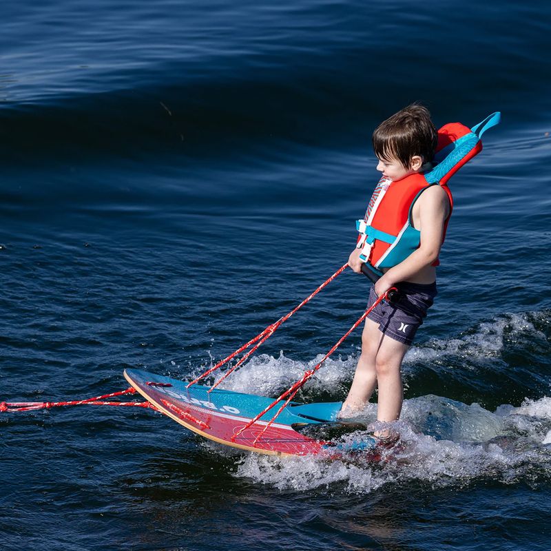 Zostava vodných lyží pre deti O'Brien Platform Trainer Waterski red/blue 5
