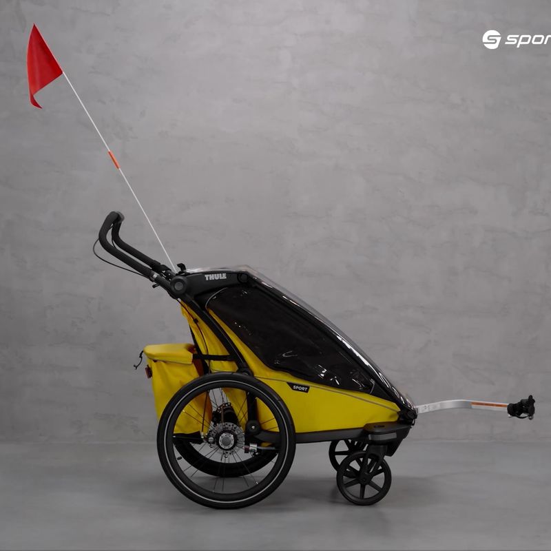 Príves Thule Chariot Sport 1 pre jeden bicykel žltý 10201022 11