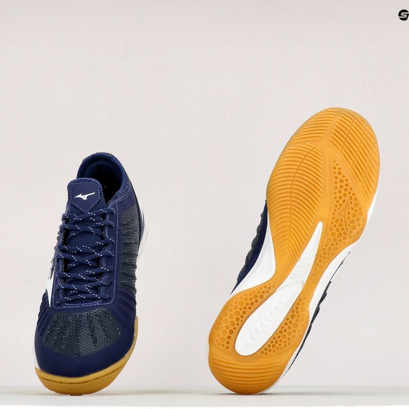 Mizuno Rebula Sala Elite IN pánske kopačky navy blue Q1GA202001 10