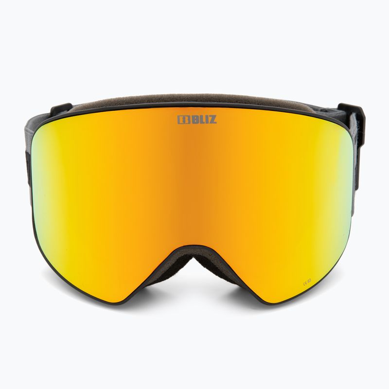 Lyžiarske okuliare Bliz Flow matt black/brown gold multi/yellow 3