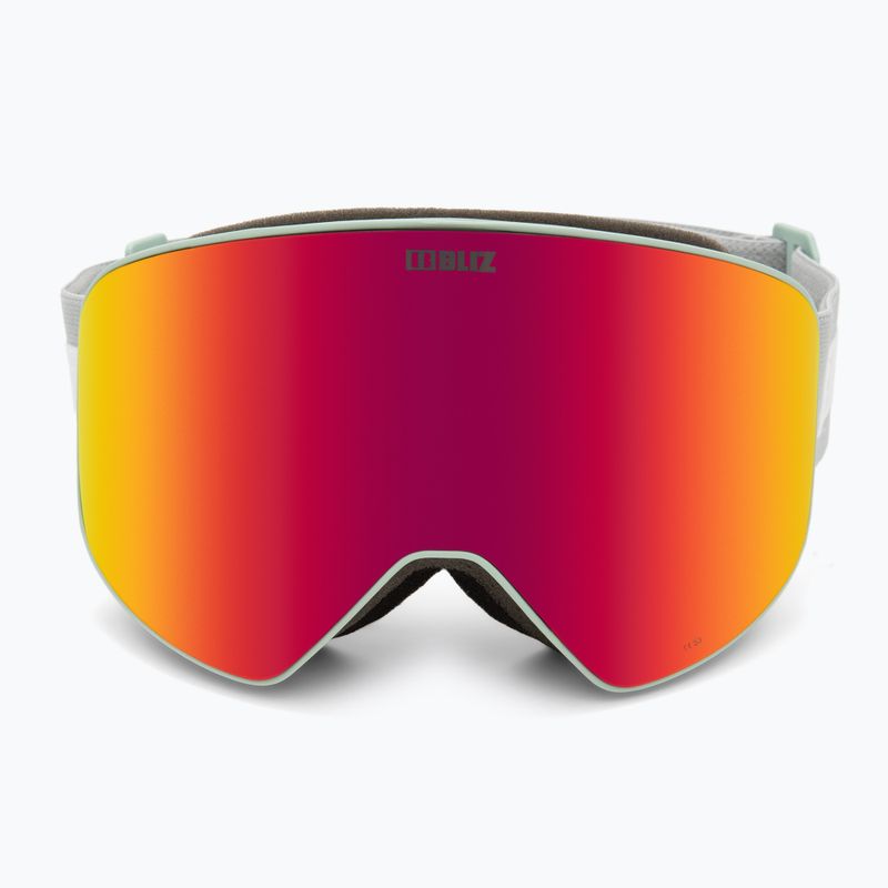 Lyžiarske okuliare Bliz Flow matt light grey/brown red multi/pink 3