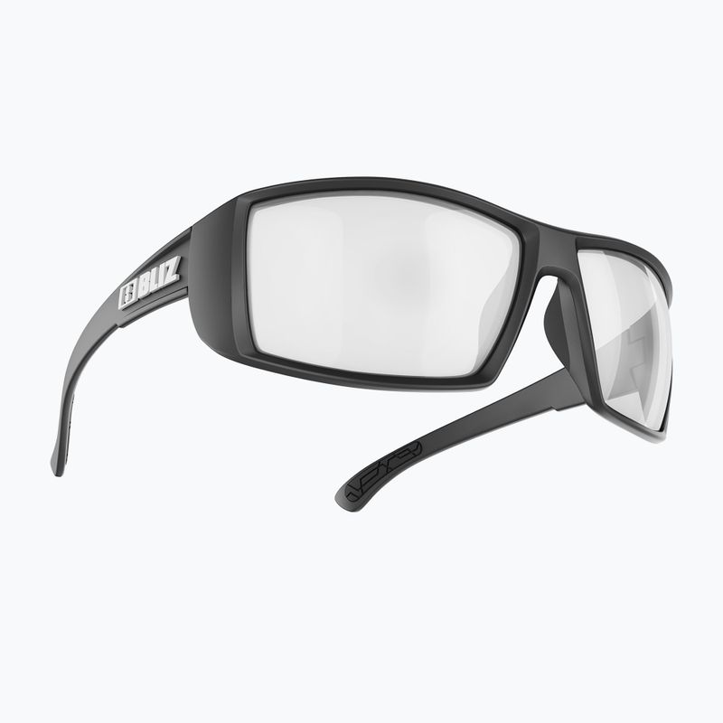 Cyklistické okuliare Bliz Drift Polarized S3 matné čierne/hnedé strieborné zrkadlo 2