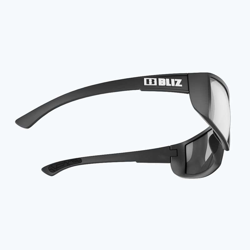 Cyklistické okuliare Bliz Drift Polarized S3 matné čierne/hnedé strieborné zrkadlo 5