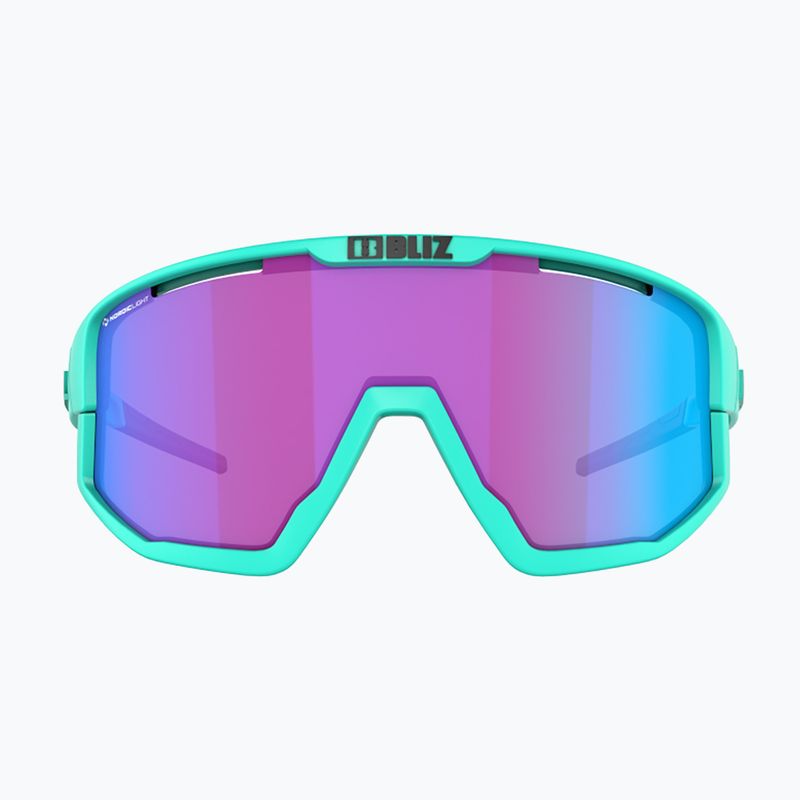 Cyklistické okuliare Bliz Fusion Nano Optics Nordic Light S2 matné tyrkysové/begonia/fialovo modré multi 5