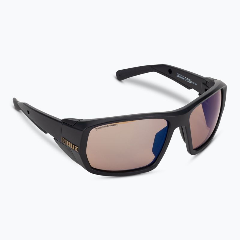 Cyklistické okuliare Bliz Peak Nano Optics Photochromic S2-S4 matné čierne/hnedé modré multi