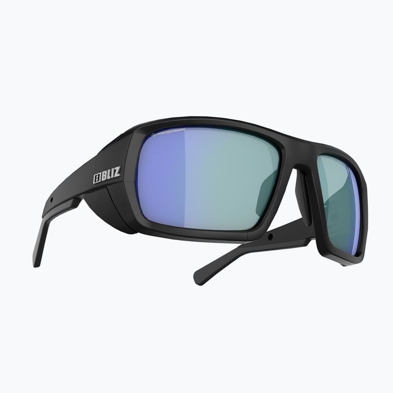 Cyklistické okuliare Bliz Peak Nano Optics Photochromic S2-S4 matné čierne/hnedé modré multi 2