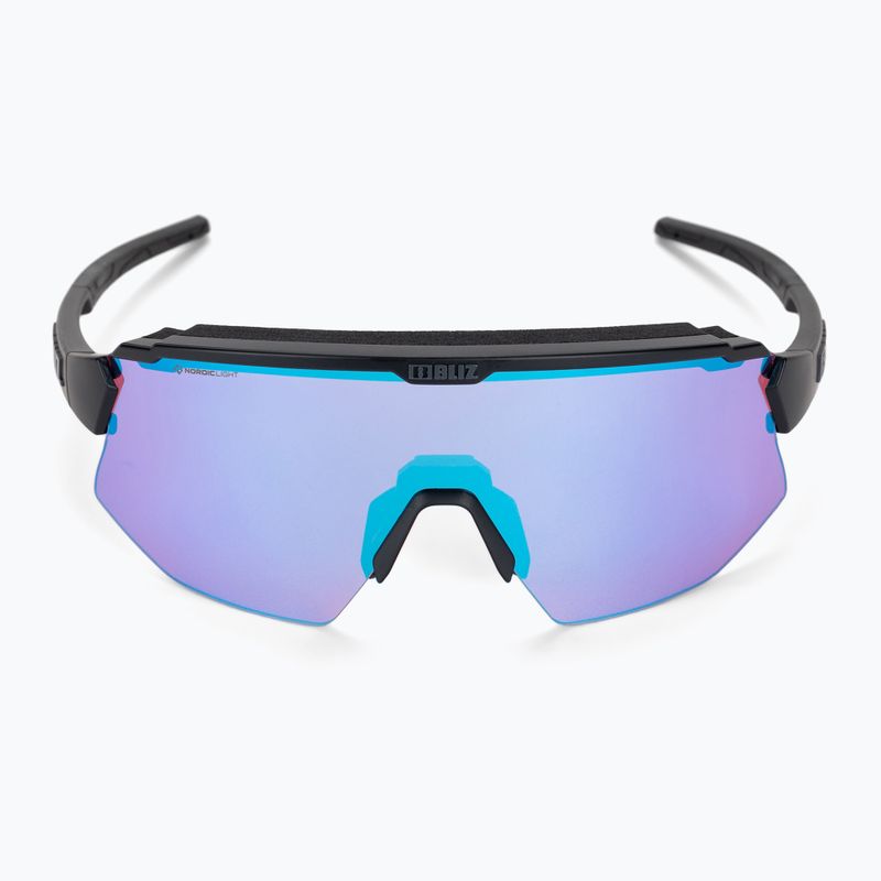 Cyklistické okuliare Bliz Breeze Nano Optics Nordic Light čierne 52102-14N 3