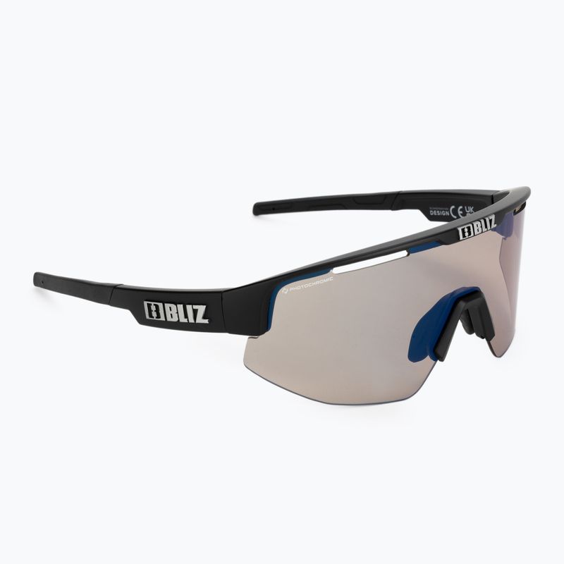 Cyklistické okuliare Bliz Matrix Nano Optics Photochromic S1-S3 matná čierna / hnedá modrá multi 52104-13P