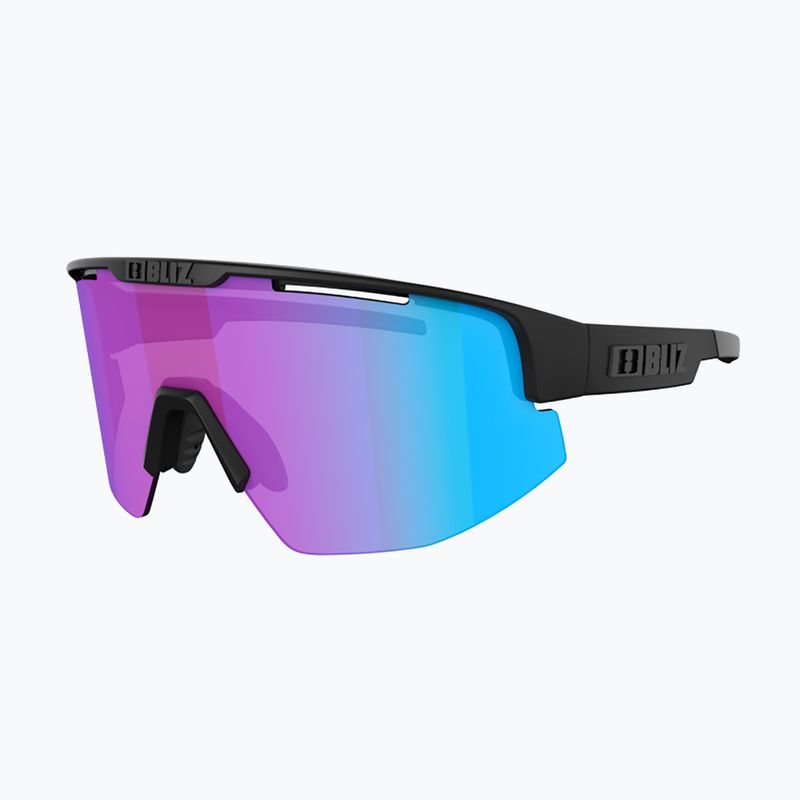 Cyklistické okuliare Bliz Matrix Nano Optics Nordic Light S2 matné čierne/begonia/fialovo modré multi 3