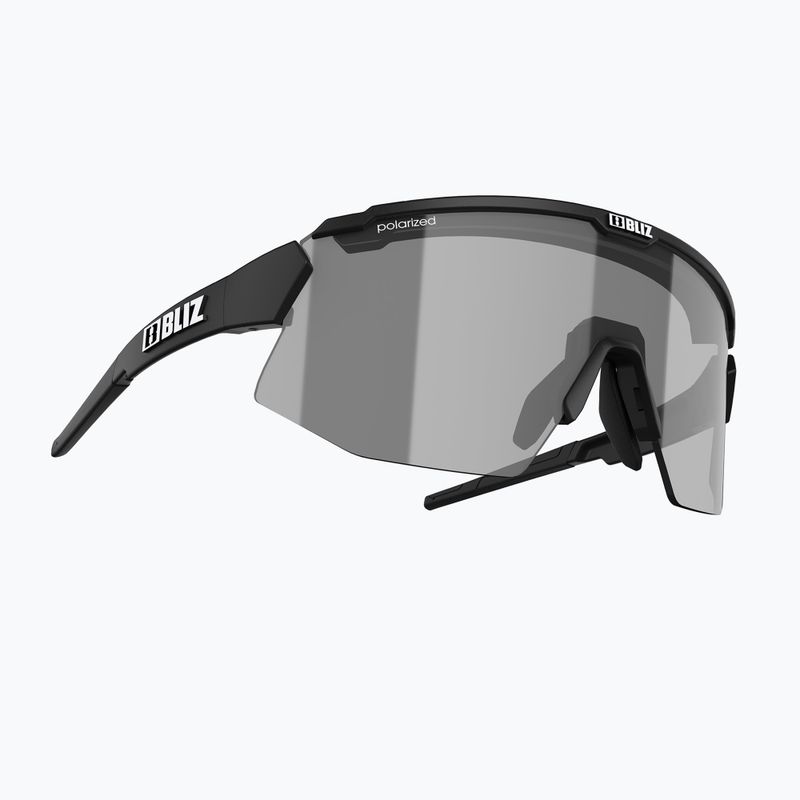Cyklistické okuliare Bliz Breeze Polarized S3+S2 matné čierne/hnedé strieborné zrkadlo/základné oranžové 3