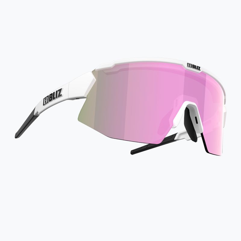 Cyklistické okuliare Bliz Breeze S3+S0 matné biele / hnedé rose multi / číre P52102-04 6