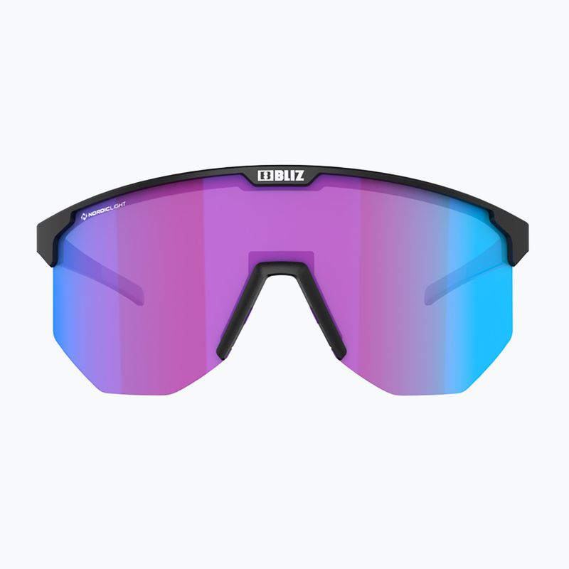 Cyklistické okuliare Bliz Hero Nano Optics Nordic Light S2 matná čierna/svetlá begónia/fialová modrá multi 4