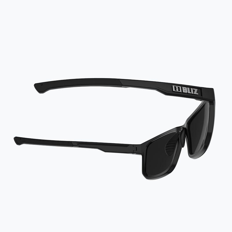 Cyklistické okuliare Bliz Ignite Polarized S3 matné čierne/hnedé strieborné zrkadlo 6