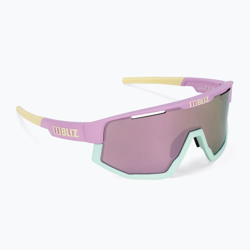 Slnečné okuliare Bliz Fusion matné pastel purple yellow logo/brown pink multi 2