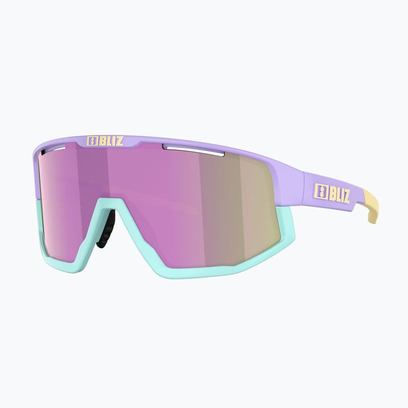 Slnečné okuliare Bliz Fusion matné pastel purple yellow logo/brown pink multi 7