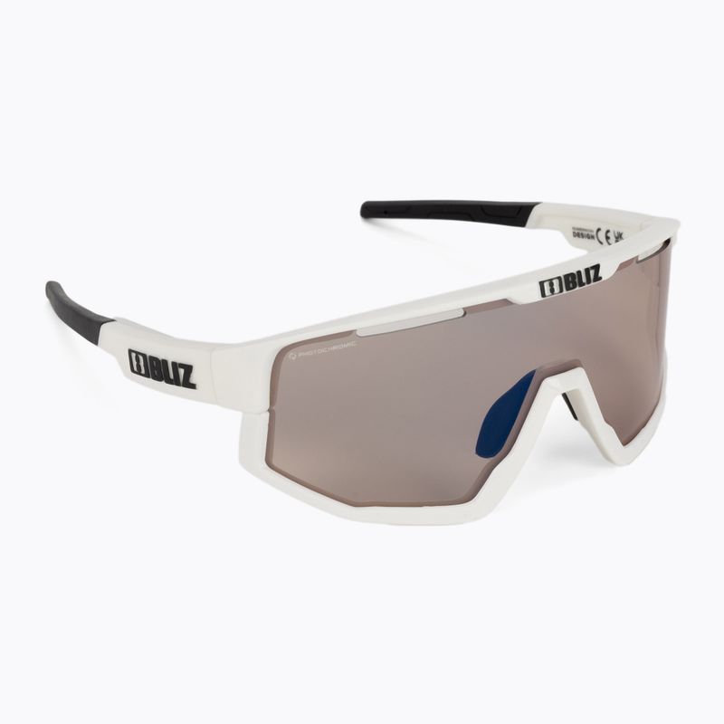 Cyklistické okuliare Bliz Fusion Nano Optics Photochromic S1-S3 matné biele/hnedé 2