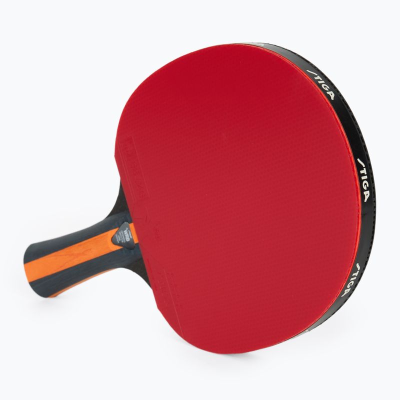 Raketa na stolný tenis STIGA Trinity V2 3-Star black/red 3