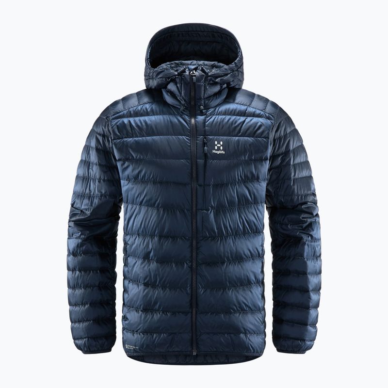 Pánska páperová bunda Haglöfs Roc Down Hood navy blue 604682