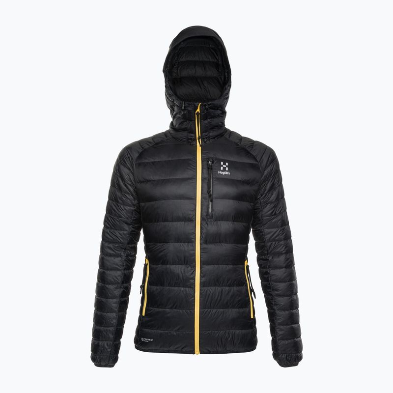 Pánska páperová bunda Haglöfs V series Mimic Hood black 604796