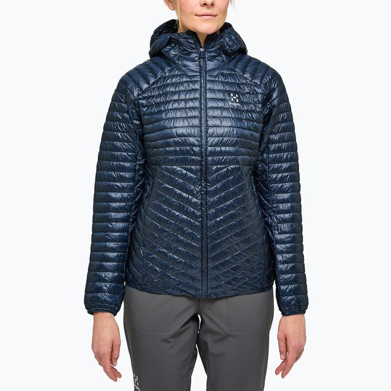 Haglöfs dámska páperová bunda L.I.M Mimic Hood navy blue 604941