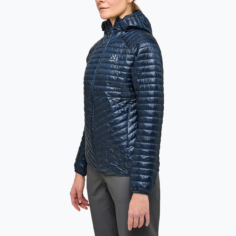 Haglöfs dámska páperová bunda L.I.M Mimic Hood navy blue 604941 2