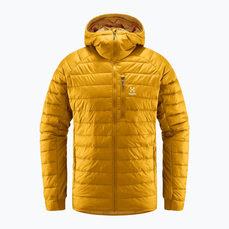 Pánska páperová bunda Haglöfs Spire Mimic Hood yellow 604676 4