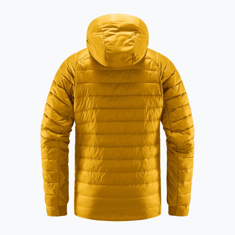 Pánska páperová bunda Haglöfs Spire Mimic Hood yellow 604676 5