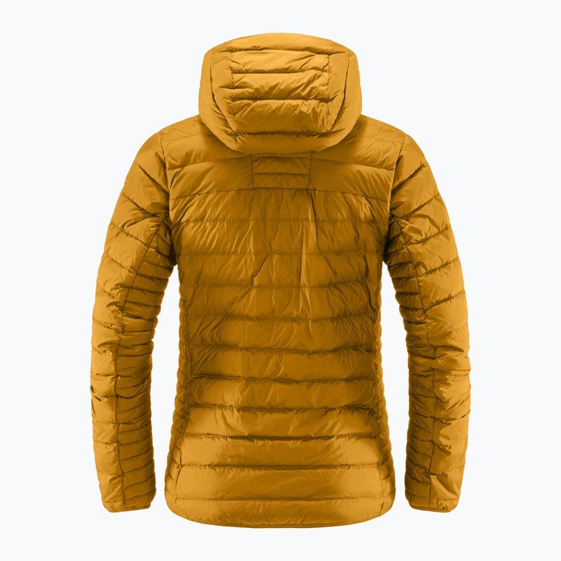 Dámska páperová bunda Haglöfs Micro Nordic Down Hood yellow 6050484Q4010 6