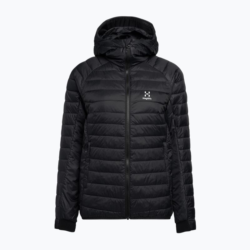 Dámska páperová bunda Haglöfs Spire Mimic Hood black 604677