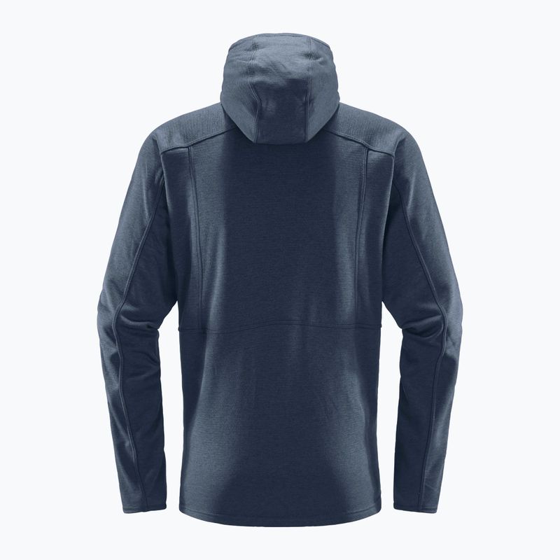 Pánska trekingová mikina Haglöfs Skuta Hood navy blue 605071 2