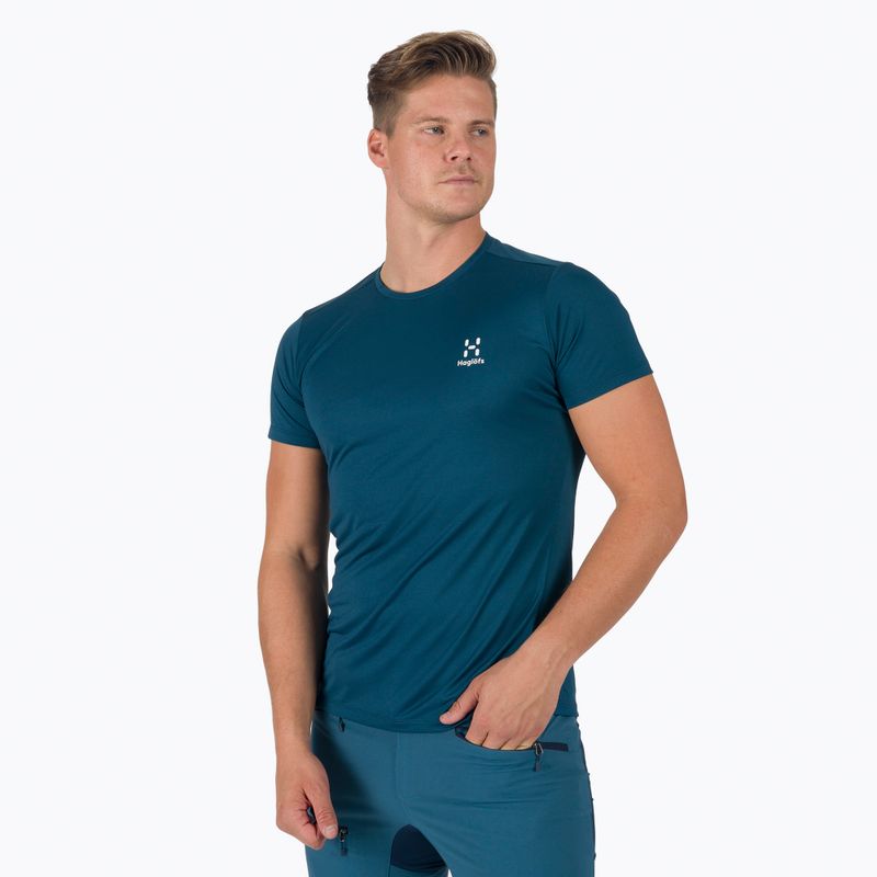 Pánske trekingové tričko Haglöfs L.I.M Tech Tee dark blue 605226