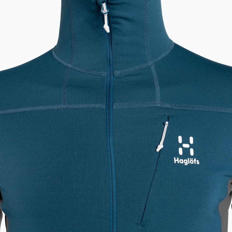 Pánska trekingová mikina Haglöfs L.I.M Mid Comp Hood blue 605254 3