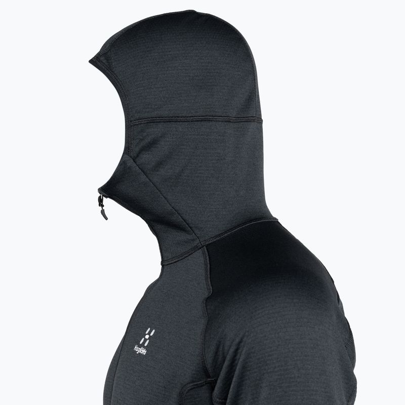 Pánska trekingová mikina Haglöfs Skuta Hood black 605071 5