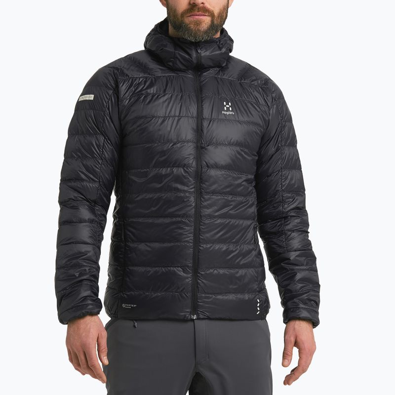 Haglöfs pánska páperová bunda L.I.M Down Hood black 605353