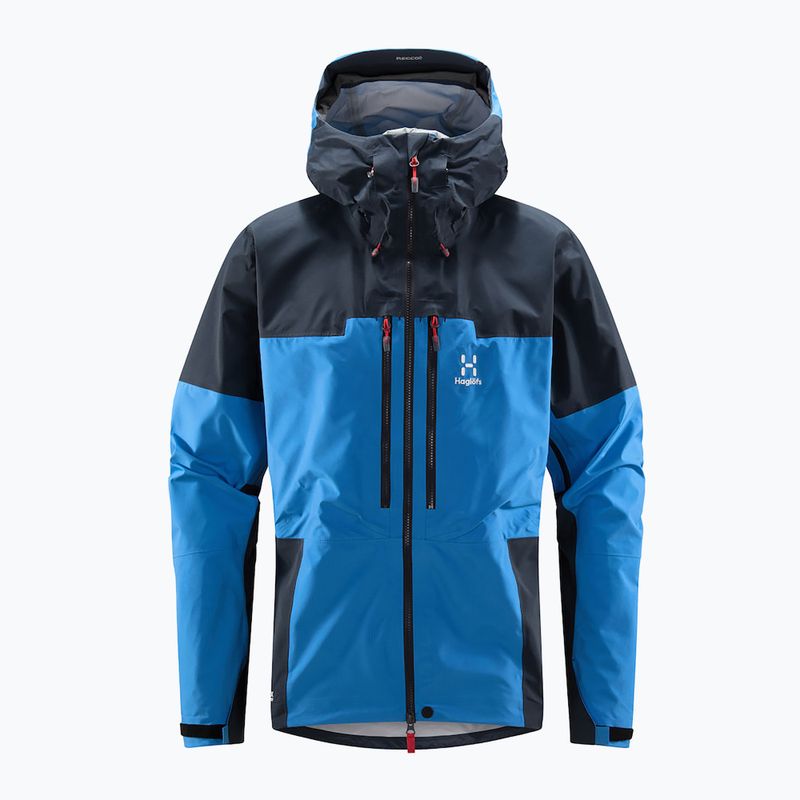 Pánska bunda do dažďa Haglöfs Spitz GTX PRO modrá 605390 14
