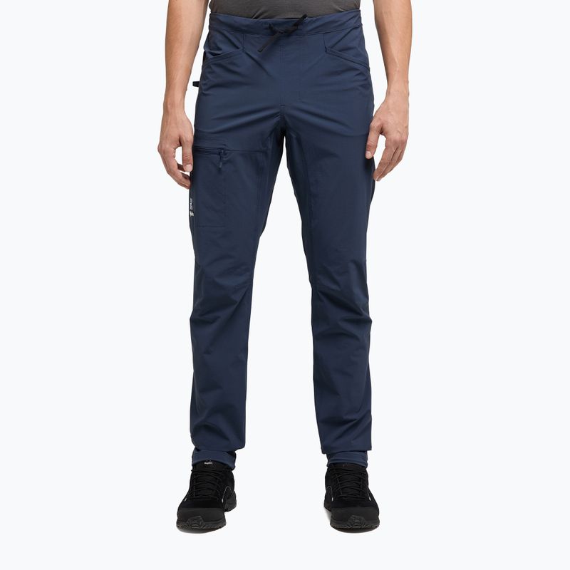Haglöfs pánske lezecké nohavice ROC Lite Slim blue 6625
