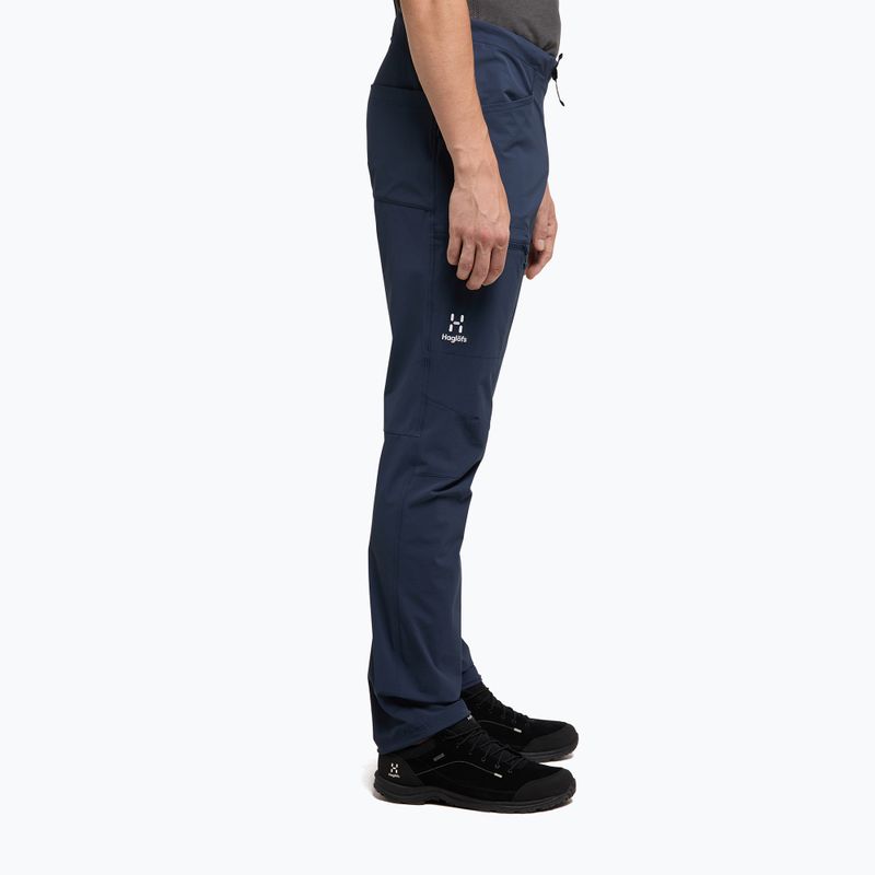 Haglöfs pánske lezecké nohavice ROC Lite Slim blue 6625 2