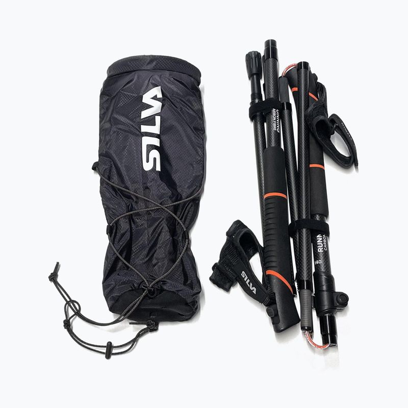 Držiak na bežecké palice Silva Strive Quiver čierny  4