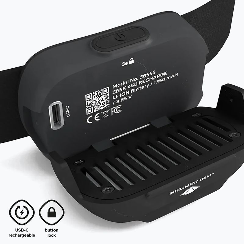 Čelovka Silva Seek 600 Recharge Midnight black 6