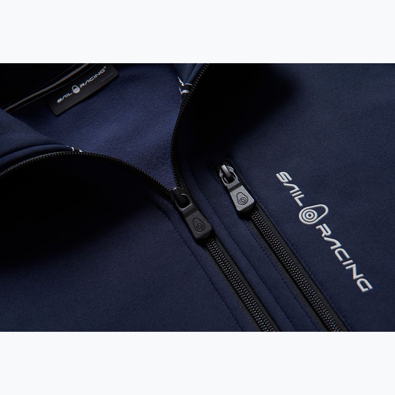 Pánska jachtárska mikina Sail Racing Spray Powerstretch Zip Hood dark navy 3