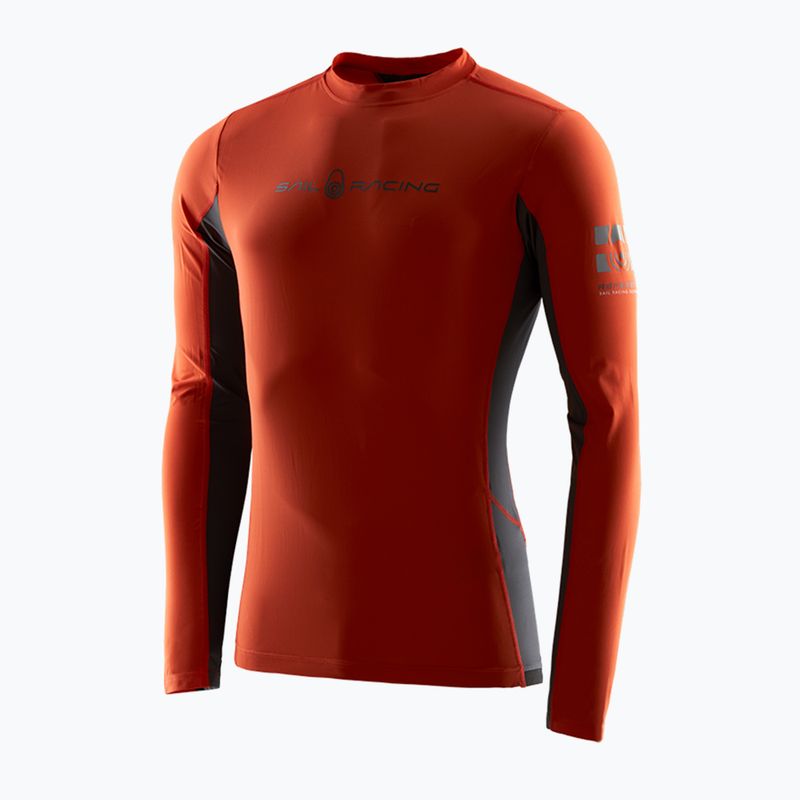 Pánske tričko Racing Reference LS Rashguard Longsleeve fiery red 3