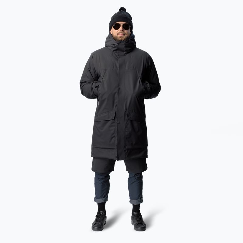 Pánska zateplená bunda Houdini Fall in Parka true black 2