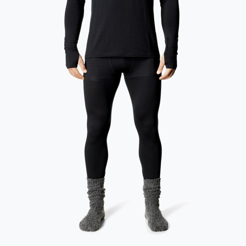 Pánske termoaktívne nohavice Houdini Desoli Light Tights true black