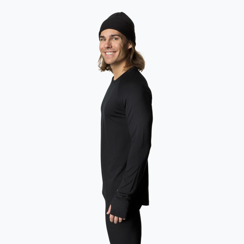Houdini Desoli Light Crew Thermal Active s dlhým rukávom true black 4