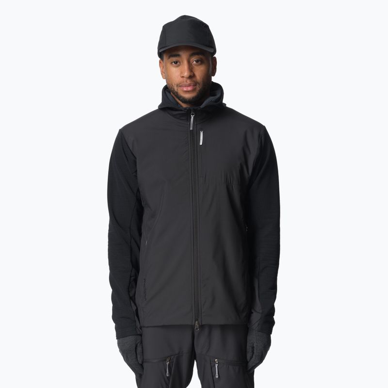 Pánska hybridná bunda Houdini Moonwalk Houdi true black