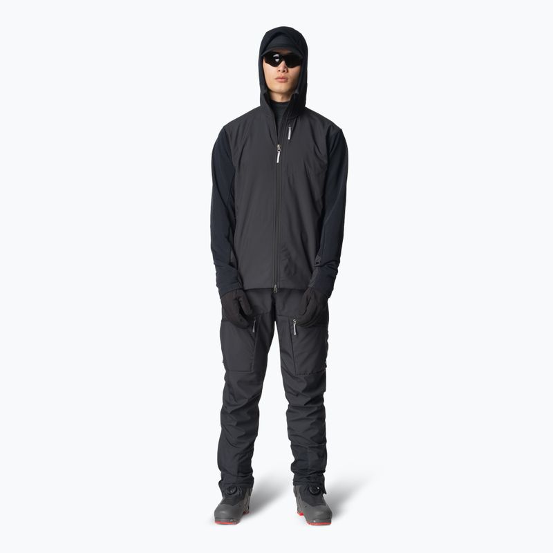 Pánska hybridná bunda Houdini Moonwalk Houdi true black 2