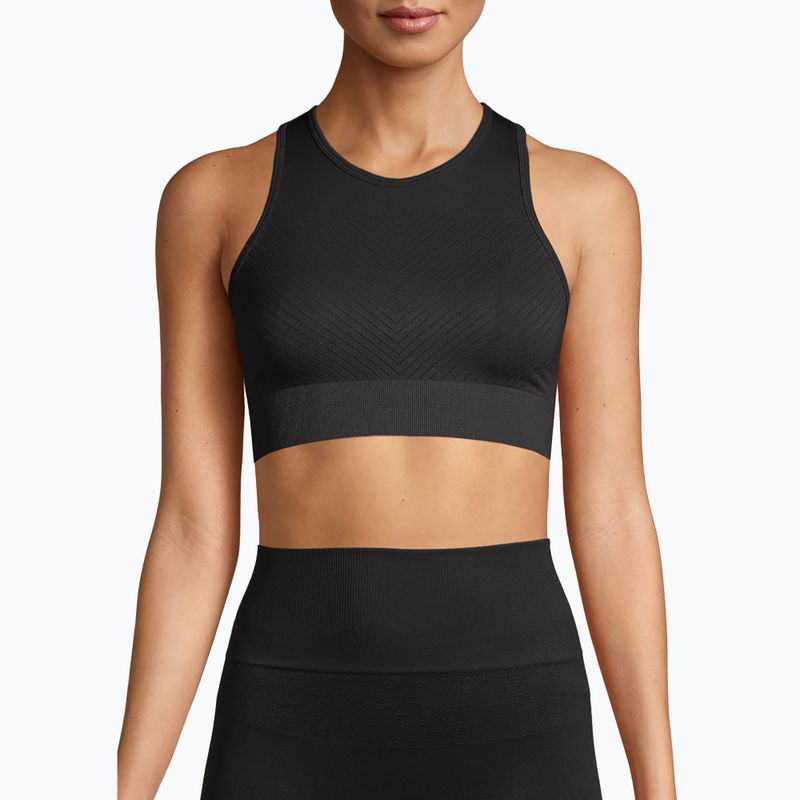 Casall Essential Block Seamless Sport dámsky tréningový top čierny 22114