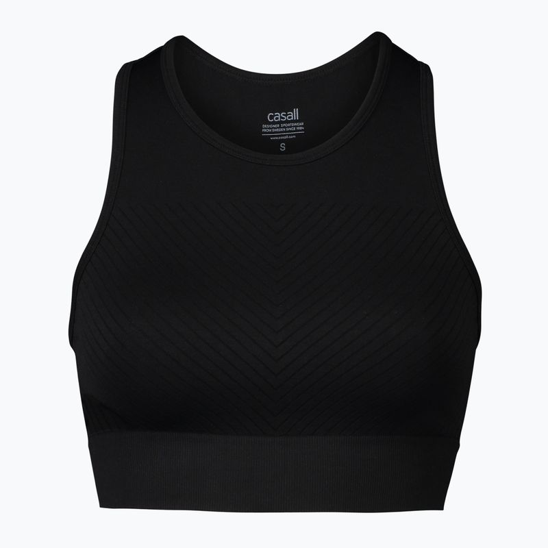 Casall Essential Block Seamless Sport dámsky tréningový top čierny 22114 3