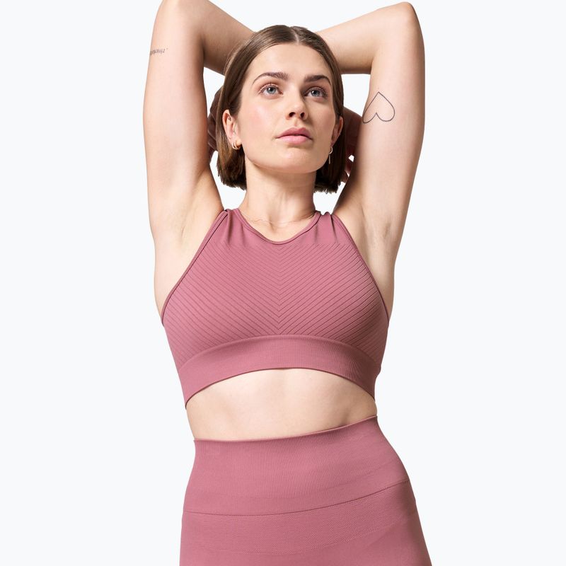 Casall Essential Block Seamless Sport dámsky tréningový top ružový 22114