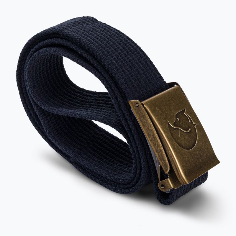 Fjällräven Canvas Brass Belt navy blue F77297